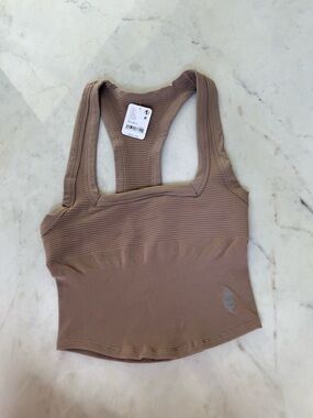 NWT Free People Movement Free Throw New Heights Cami Sandy Brown M-L